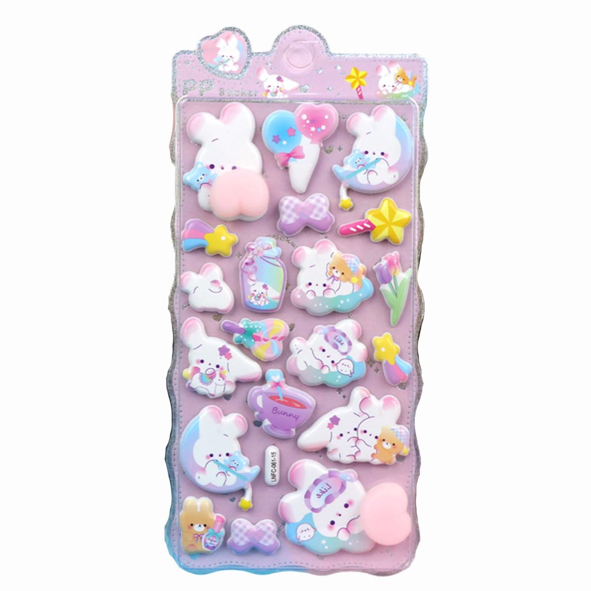 Amazon | おしり シール かわいい うさぎ 動物 ぷくぷく キャラクター